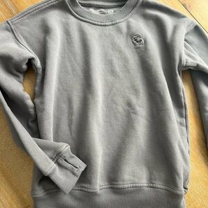 Youth Abercrombie crew neck sweatshirt, slate gray. Size 9/10 EUC. Worn once!